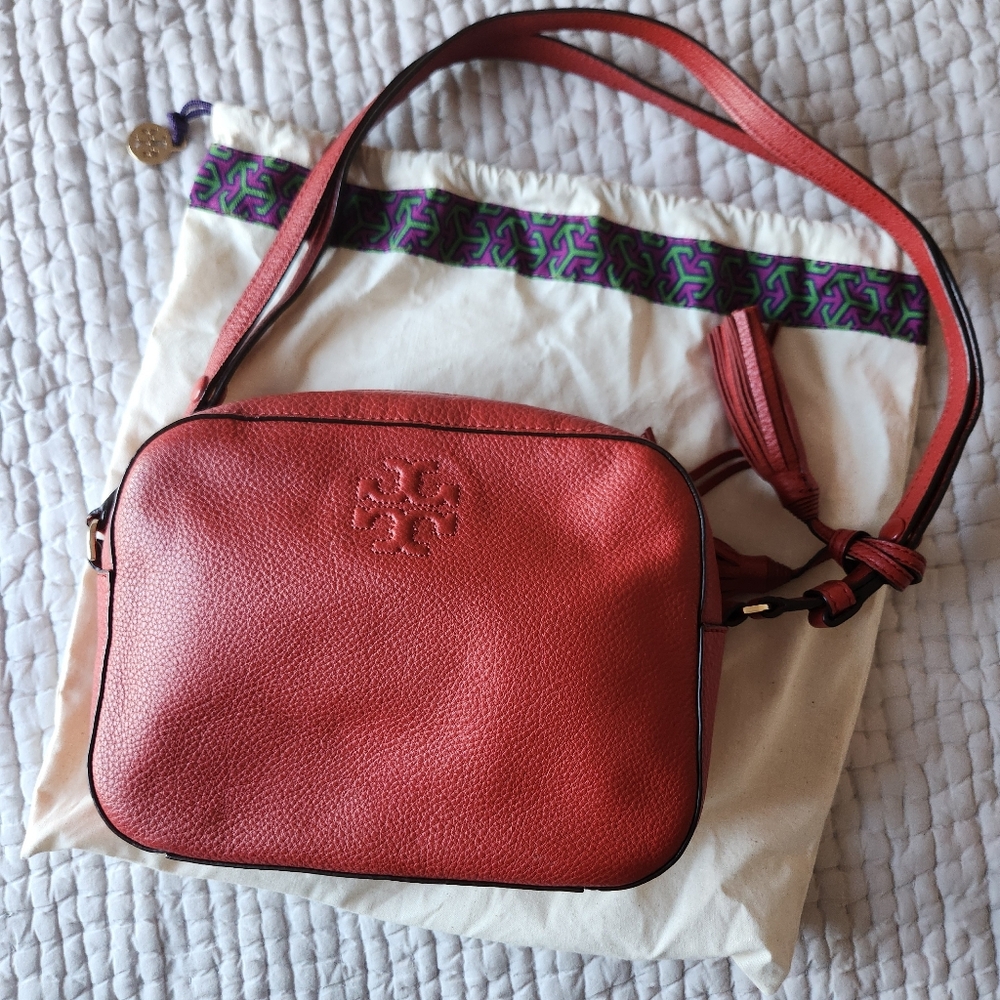 Tory Burch Red Crossbody Camera Bag - Picture 9 of 15